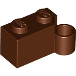 3831-88 Scharniersteen 1x2 (helft, basis) bruin, roodachtig NIEUW *0D0000