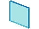 3855-15G Glas voor raam 1x4x3 transparant lichtblauw gebruikt *0L000