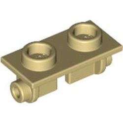 3938-2 Scharnier verticaal- topplaat 1x2 crème NIEUW *1L322
