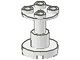 3940-1G Pilaar 2x2x2 wit gebruikt *