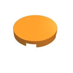 4150-4G Tegel 2x2 rond kruis achterkant ZIE OOK 14769 oranje gebruikt *1L141
