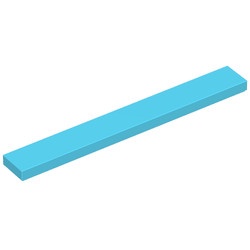 4162-72 Tegel 1x8 blauw, Maersk NIEUW *1L116+17