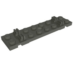 4166-10G Trein, Rails dwarsligger 2x8 ALLEEN VOOR GRIJZE RAILS!!! donker, grijs (klassiek) gebruikt *