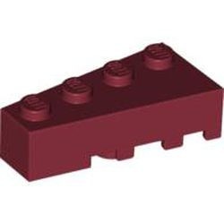 41768-59 WigSTEEN 4x2 links rood, donker NIEUW *