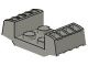 41862-9 Plaat 2x2 met grill beide kanten erop lichtgrijs (klassiek) NIEUW *