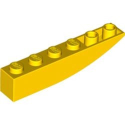 42023-3G Omgekeerde dakpan 6x1 rond geel gebruikt *1L000