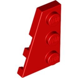 43723-5G Wig plaat 2x3 links rood gebruikt *1L000