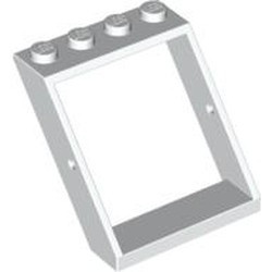 4447-1G Dakraam4x4x3- type zonder bodempaneel (Ruit zie 4448) wit gebruikt *