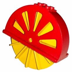 4788c01-3G FABULAND Waterrad geel gebruikt *