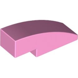 50950-104 Dakpan gebogen 1x3 roze, helder NIEUW *1L272