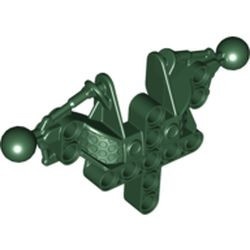 53545-80G Bionicle Toa Inika borstkas/schouders groen, donker gebruikt *