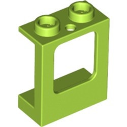 60032-34 Raam 1x2x2 in paneel 1 gat bodem voor ruit 60601 lime NIEUW *1L0000