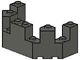 6066-10G Kasteel- kantelen 4x8x2 1/3 donker, grijs (klassiek) gebruikt *