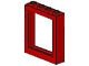 6154-5G Raamframe 1x4x4 (lift) rood gebruikt *