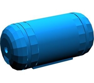 67c01-7G Pneumatische luchttank (pakketzending) blauw gebruikt *0D000