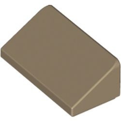 85984-69 Dakpan klein 30 graden 2x1x 2/3 (2 nop breed) crème,donker NIEUW *1L189