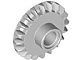 87407-86 Technic, Tandwiel 20 Tooth Bevel MET PINGAT (rond) grijs, licht (blauwachtig) NIEUW *0D000