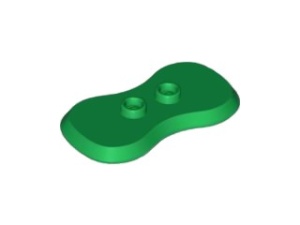88000-6 Standaard 2x4 met 2 noppen gegolfde zijden groen NIEUW *0B0000