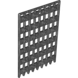 89519-11 Deur 1x8x12 Kasteel hekwerk zwart NIEUW *