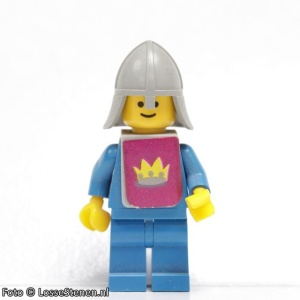 cas082G Classic - Gele kasteel, blauwe ridder gebruikt *0M0000