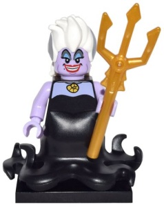 coldis-17 Disney- Ursula met standaard en drietand NIEUW *0M0000