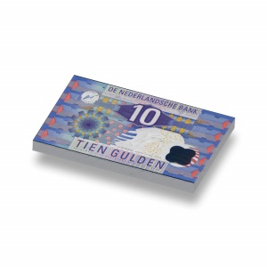 CUSE8150 Tegel 1x2 10 gulden IJsvogel wit *0A000