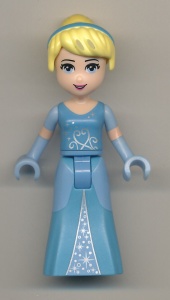 dp008 Disney Prinsess- Cinderella 2-kleurige jurk NIEUW *0M0000