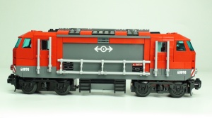 Ex set 60098 Diesellok rood