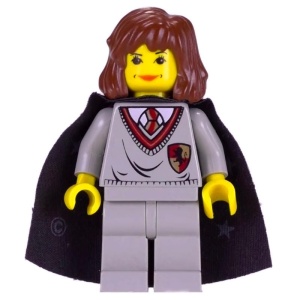 hp002G Hermione, Gryffindor Torso, Light Gray benen gebruikt *0M0000