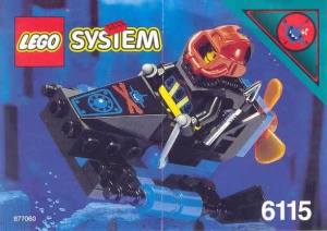 INS6115-G 6115 BOUWBESCHRIJVING- Aquazone: Shark Scout gebruikt *LOC RBS