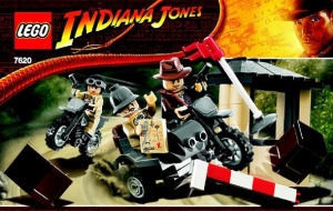 INS7620 7620 BOUWBESCHRIJVING- Indiana Jones Motorcycle Chase NIEUW *