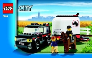 INS7635-G 7635 BOUWBESCHRIJVING- 4WD with Horse Trailer gebruikt *