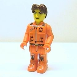 js025 Jack Stone met oranje pak NIEUW *0M0000