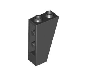 LEGO 2449-11 Omgekeerde dakpan 75 graden 2x1x3 zwart NIEUW *1L000244926|4636202