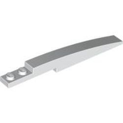 LEGO 85970-1 Dakpan 10x1 gebogen met 2 noppen wit NIEUW *1L0004547368|6035495|13731