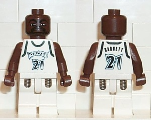 nba019G NBA Kevin Garnett, Timberwolves #21 gebruikt *0M0000