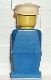 old008G Legoland Oude type minifig - Blauw lijf, blauw benen, witte platte pet gebruikt *0M0000