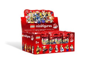 Set 4648578 COMPLETE DOOS 60 Minifigs serie 7 NIEUW *0M0000
