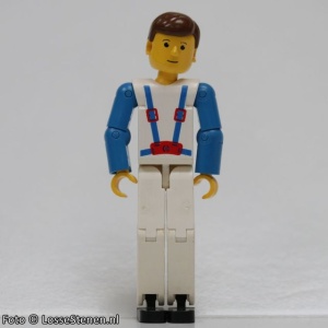 tech006G Witte benen en blauwe armen, met blauw Suspenders logo gebruikt *0D000