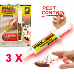 Set 3x Gel Pest Repeller Max Force - Insecticid tip seringa solutie antigandaci