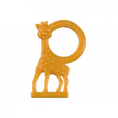 Inel dentitie cu aroma de vanilie Girafa Sophie -Orange
