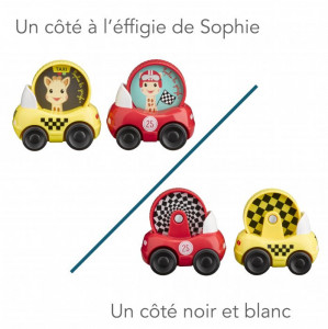 Set de 2 vehicule Girafa Sophie