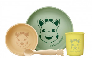 Vulli Set de masa silicon Girafa Sophie