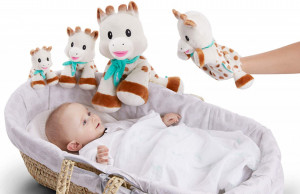 Vulli Girafa Sophie 'pufoasa' maxi 35 cm