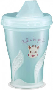 Pahar anti-curgere 200 ml Girafa Sophie