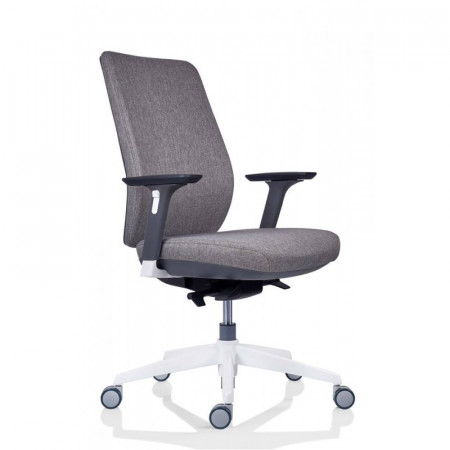 Scaun ergonomic operational pentru birou, gri deschis SSB-19
