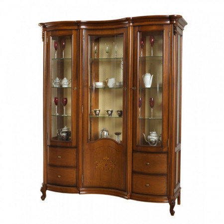 Cristalier cu 3 usi 4 sertare MDBU-10
