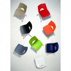 Scaun plastic PP ALB SSIP-1