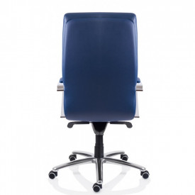 Scaun ergonomic ecopiele pentru birou Albastru SSB-5