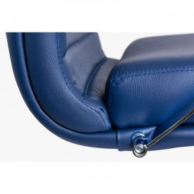 Scaun ergonomic ecopiele pentru birou Albastru SSB-5